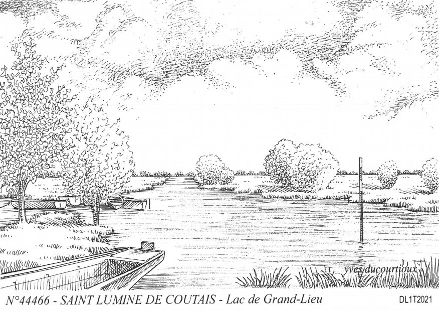 N 44466 - ST LUMINE DE COUTAIS - lac de grand lieu
